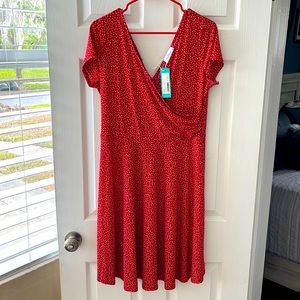 NWOT - Kaileigh Amandine Knit Dress - Red - XL